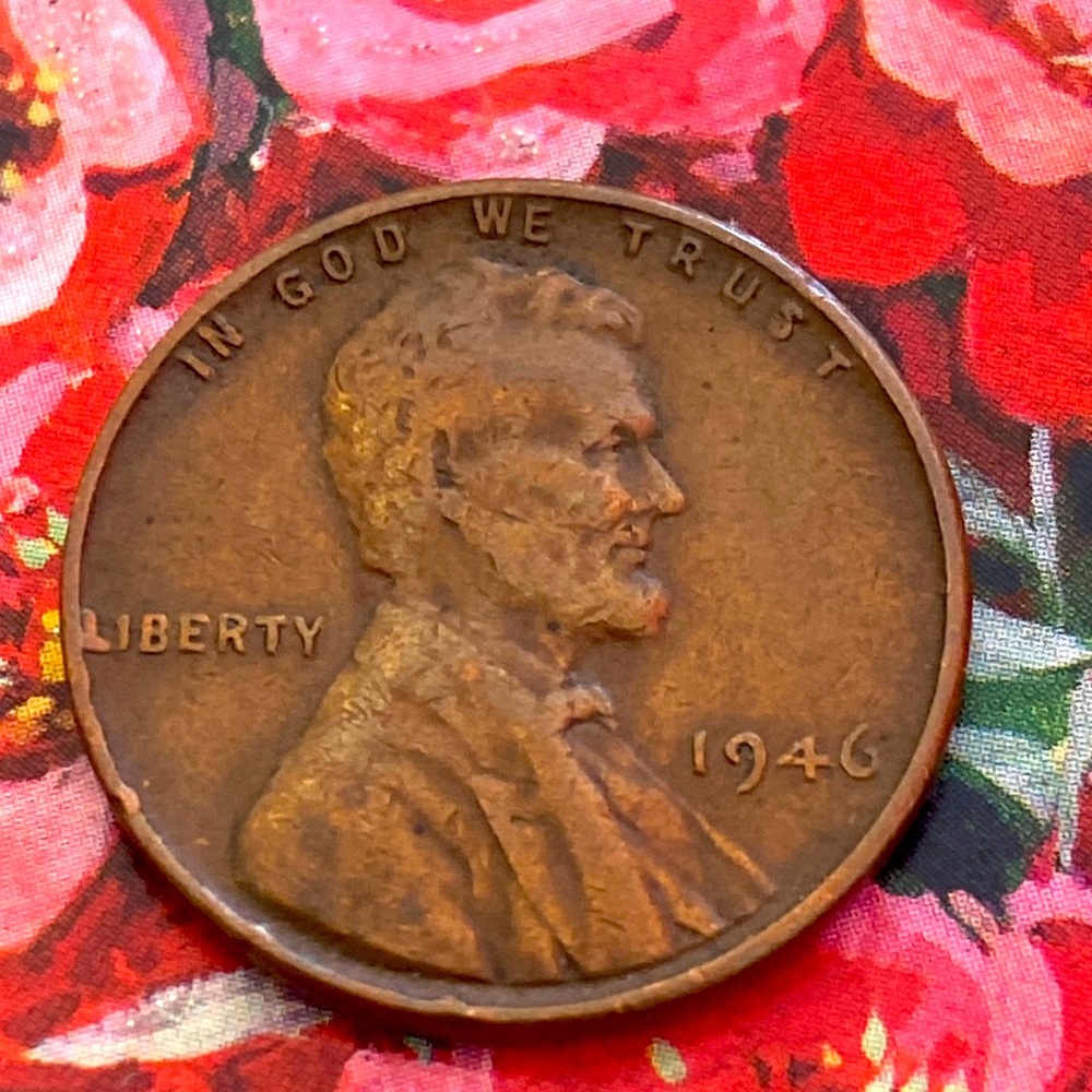 Vintage 1946 NO MINT Lincoln WHEAT one cent